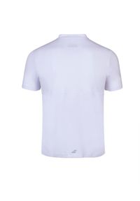 Koszulka chłopięca Babolat Play Polo Boy biała 140. Typ kołnierza: polo. Kolor: biały