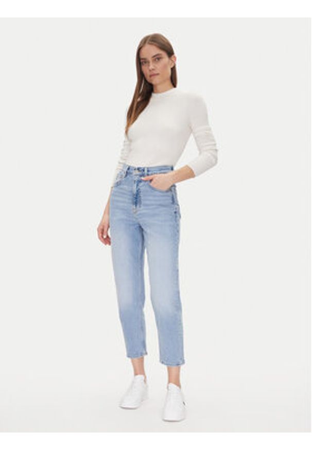 Tommy Jeans Jeansy Mom Jean Uh Tpr Bi0112 Co DW0DW20041 Niebieski Regular Fit. Kolor: niebieski