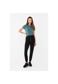 Spodnie dresowe damskie Viking Hazen Bamboo Lady. Kolor: czarny. Materiał: dresówka. Sezon: lato. Sport: turystyka piesza #2