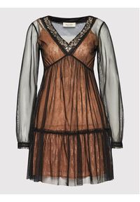 Blugirl Blumarine Sukienka koktajlowa RH1115-J6282 Czarny Regular Fit. Kolor: czarny. Materiał: syntetyk. Styl: wizytowy #6