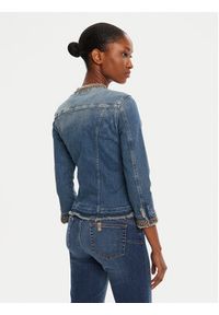 Liu Jo Kurtka jeansowa UXX039 D4128 Granatowy Regular Fit. Kolor: niebieski. Materiał: bawełna #3