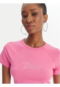 Juicy Couture T-Shirt Baby JCWCT126317 Różowy Slim Fit. Kolor: różowy #5