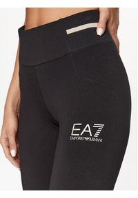 EA7 Emporio Armani Legginsy 8NTP68 TJ01Z 0200 Czarny Regular Fit. Kolor: czarny. Materiał: bawełna