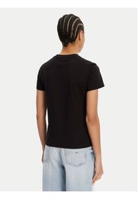 Tommy Jeans T-Shirt Bubble DW0DW21338 Czarny Regular Fit. Kolor: czarny. Materiał: bawełna #4