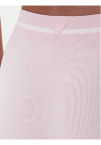 Guess Legginsy V6RB05 Z4692 Różowy Slim Fit. Kolor: różowy. Materiał: syntetyk #2