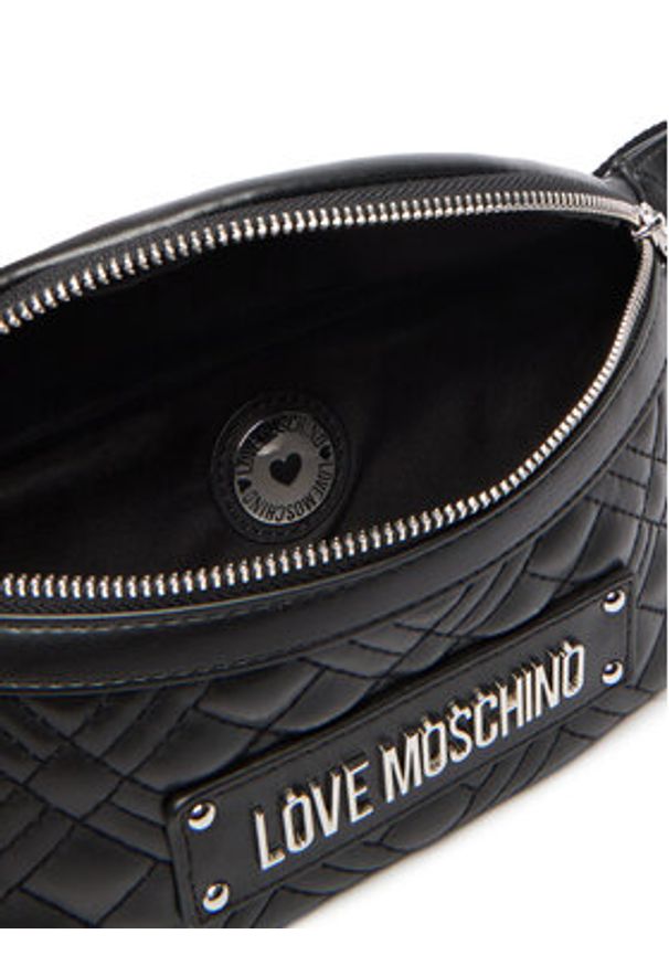 Love Moschino - LOVE MOSCHINO Nerka JC4003PP1OLA000B Czarny. Kolor: czarny. Materiał: skóra