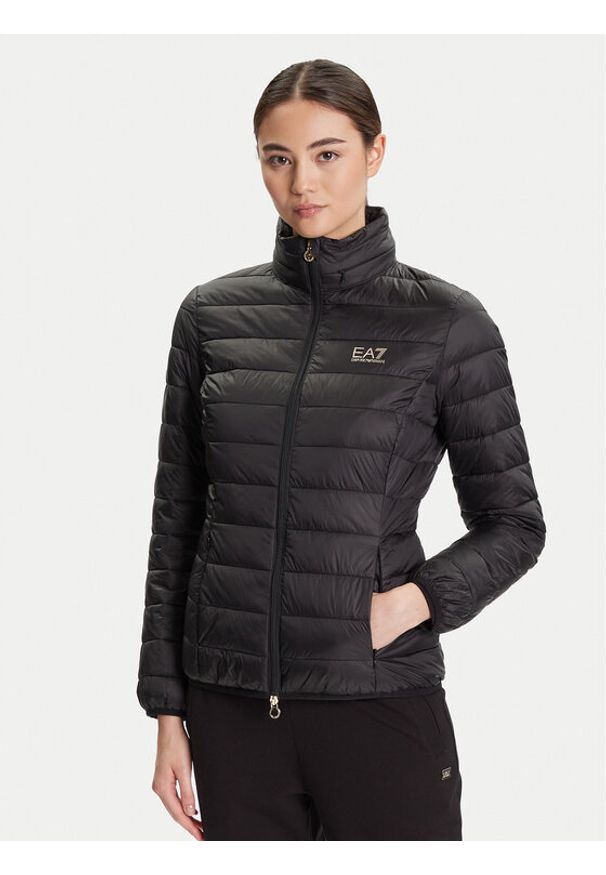 EA7 Emporio Armani Kurtka przejściowa 7W000473 AF12477 UC001 Czarny Slim Fit. Kolor: czarny. Materiał: syntetyk
