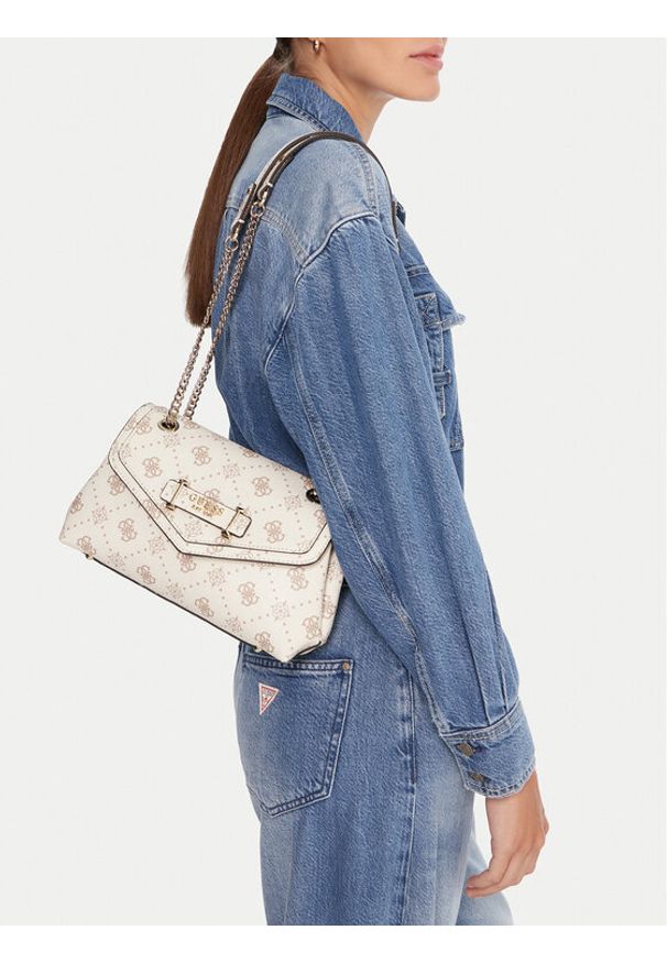 Guess Torebka 178531 Beżowy. Kolor: beżowy. Materiał: skórzane