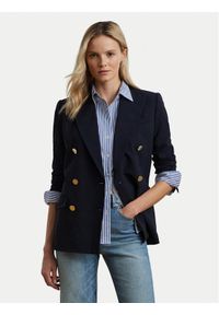 Lauren Ralph Lauren - LAUREN RALPH LAUREN Marynarka 200911071001 Granatowy Straight Fit. Kolor: niebieski. Materiał: wełna #1