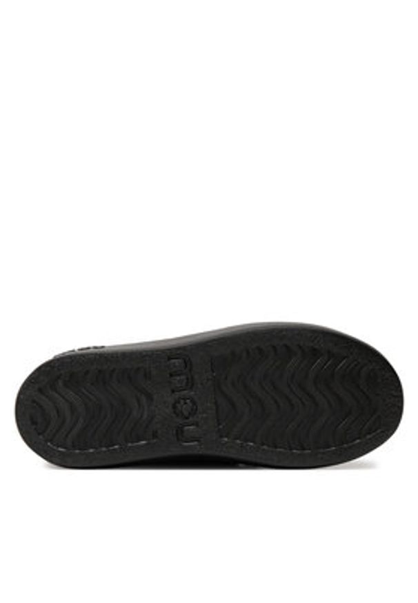 Mou Śniegowce Eskimo Sneaker Bold Scoub Lace FW411012A Czarny. Kolor: czarny. Materiał: skóra