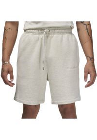 Szorty Jordan Men Wordmark Fleece Short Oatmeal Heather, Mężczyźni. Kolor: beżowy. Materiał: materiał, bawełna. Długość: krótkie. Sezon: lato
