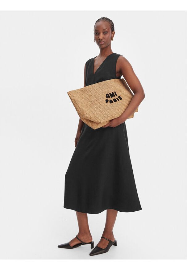 AMI PARIS - AMI Paris Torba ULL033.AW0077 Beżowy. Kolor: beżowy. Styl: street
