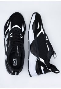 Buty sportowe męskie EA7 Emporio Armani (X8X070 XK165 N629). Okazja: na co dzień. Kolor: czarny. Materiał: materiał, skóra ekologiczna, guma. Szerokość cholewki: normalna #2