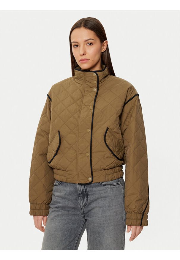 Vero Moda Kurtka bomber Vilma 10320615 Khaki Relaxed Fit. Kolor: brązowy. Materiał: syntetyk