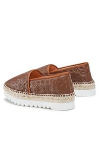 Pollini Espadryle TA10124G0EQ2V300 Brązowy. Kolor: brązowy. Materiał: skóra #2