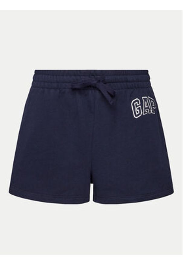 GAP - Gap Szorty sportowe 870535-02 Granatowy Regular Fit. Kolor: niebieski. Materiał: bawełna