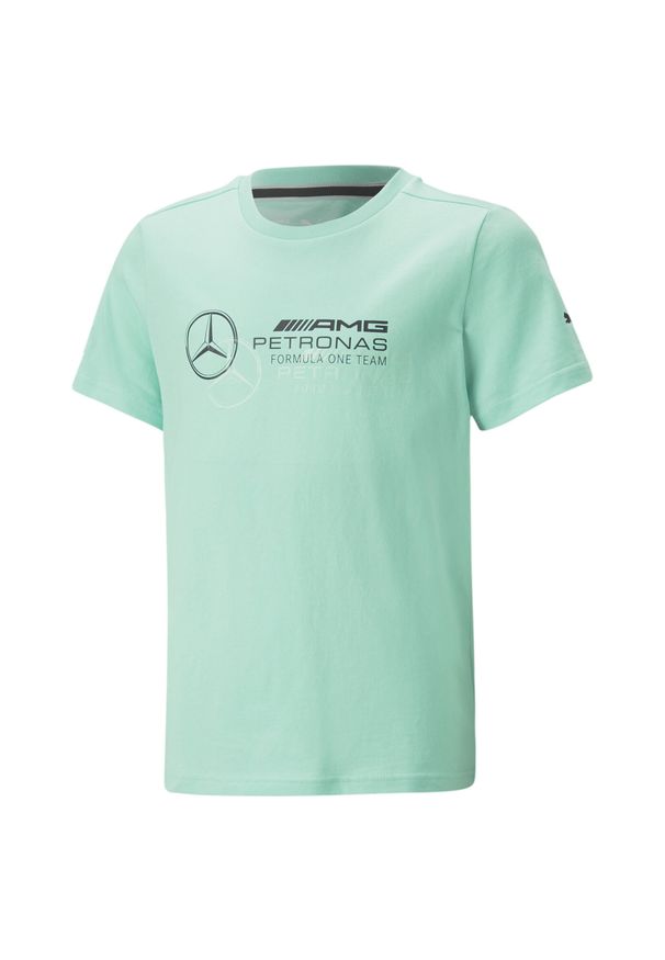 Koszulka Sportowa Dziecięca Puma Mapf1 Logo. Kolor: zielony