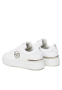 Philipp Plein - PHILIPP PLEIN Sneakersy Leather Lo-Top Sneaker FABS USC0379 PLE075N Biały. Kolor: biały. Materiał: skóra #5