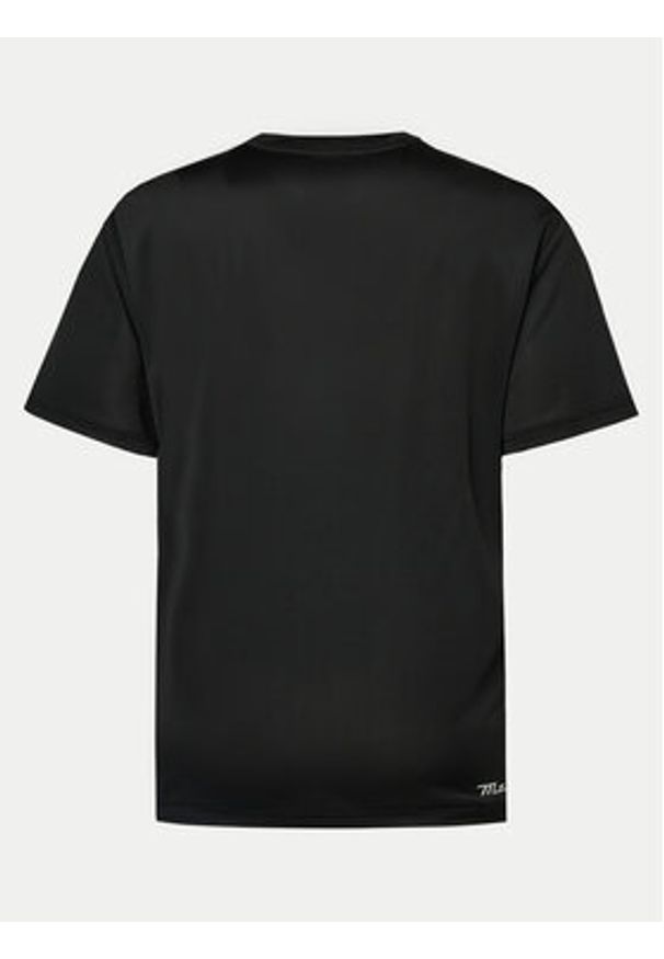 North Sails T-Shirt 453022 Czarny Regular Fit. Kolor: czarny. Materiał: syntetyk