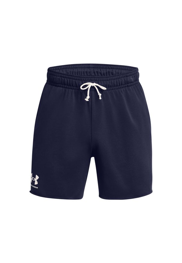 Szorty Under Armour Rival Terry. Kolor: biały, niebieski, wielokolorowy. Sport: fitness