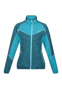 Regatta - Bluza Polarowa Damska Pełen Suwak Hepley II. Kolor: niebieski. Materiał: polar. Sezon: zima. Styl: sportowy. Sport: turystyka piesza #1