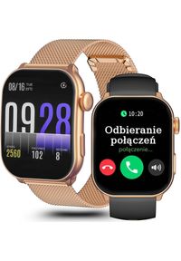 Gravity - Zegarek SMARTWATCH GRAVITY GT28-5 RG/RG/BK. Rodzaj zegarka: smartwatch