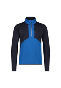 Golf męski techniczny CMP 34E4097. Okazja: na co dzień. Typ kołnierza: golf. Kolor: niebieski. Styl: casual, sportowy. Sport: golf #1