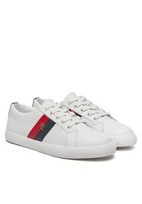 Lauren Ralph Lauren - LAUREN RALPH LAUREN Sneakersy Janson II 802925365006 Biały. Kolor: biały. Materiał: skóra