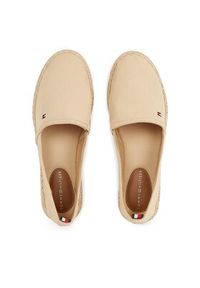 TOMMY HILFIGER - Tommy Hilfiger Espadryle Basic Tommy Flat Espadrille FW0FW06497 Beżowy. Kolor: beżowy #3