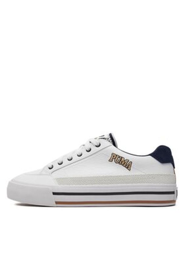 Puma Sneakersy Court Classic Vulc Retro Club 395089-01 Biały. Kolor: biały. Materiał: skóra