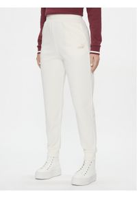 Puma Spodnie dresowe Ess+ Embroidery 670007 Écru Regular Fit. Materiał: bawełna #1