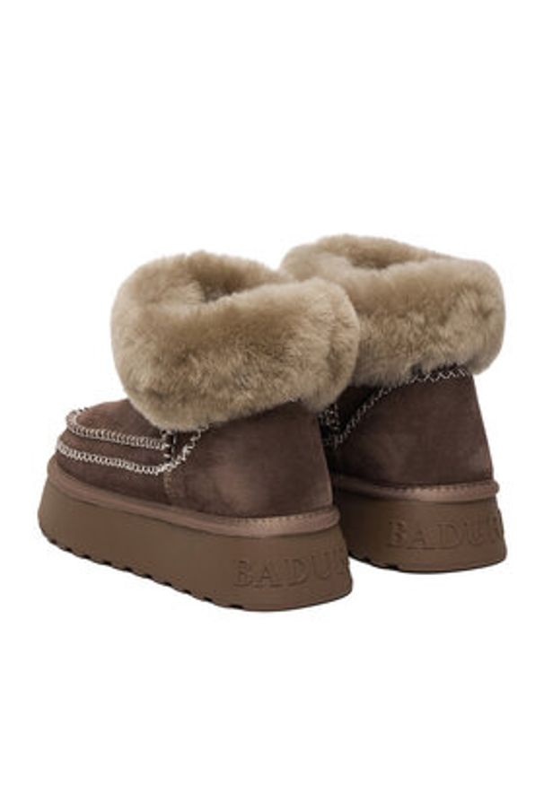 Badura Śniegowce C-IZI-TS6294-01 Brązowy. Kolor: brązowy. Materiał: skóra, zamsz