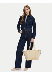 Love Moschino - LOVE MOSCHINO Torebka JC4243PP0OKD0110 Beżowy jasny. Kolor: beżowy. Materiał: skórzane #1