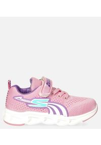 Casu - Różowe buty sportowe na rzep casu 204/11m. Zapięcie: rzepy. Kolor: różowy #1