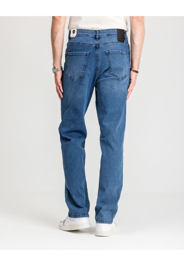 MARCUS - Męskie Spodnie Jeansowe Marcus Jason 2177 Jeans Dry Blue Wash 14-200320