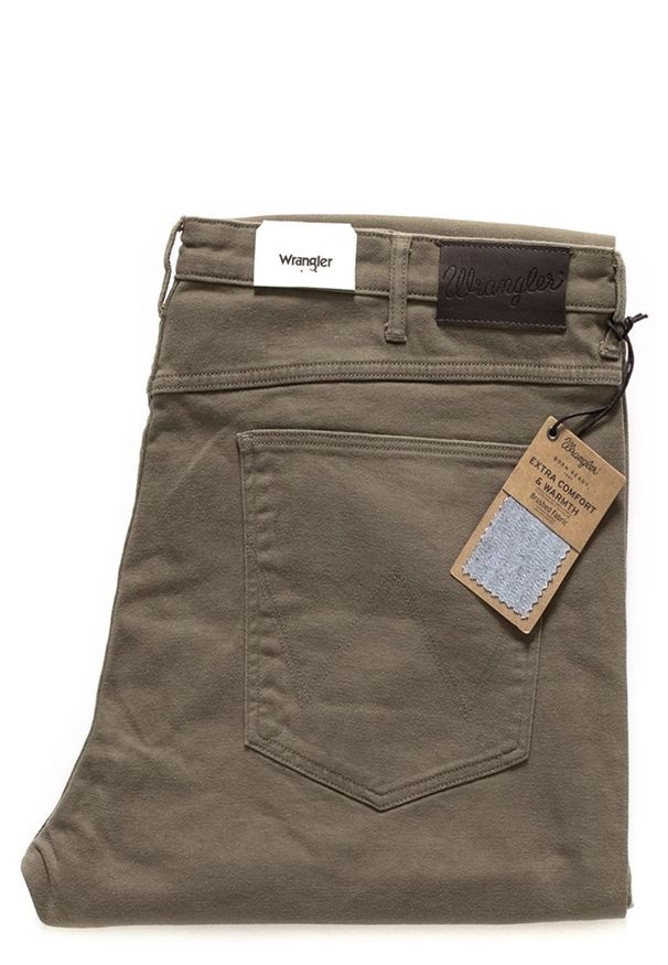 Wrangler - WRANGLER SPODNIE MĘSKIE ARIZONA ESPRESSO LIGHT W12OEB261. Materiał: materiał
