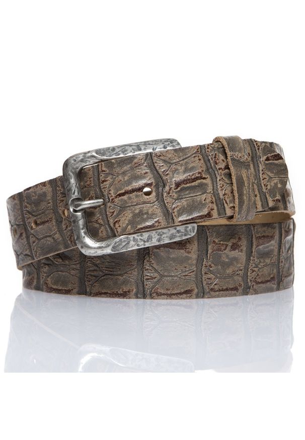 Mustang - MUSTANG PASEK SKÓRZANY SOPO-MUS104 6862 40mm Ledergürtel (Q. 6271 ). Materiał: skóra. Wzór: paski. Styl: klasyczny