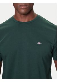 GANT - Gant T-Shirt Shield 2003184 Zielony Regular Fit. Kolor: zielony. Materiał: bawełna #4