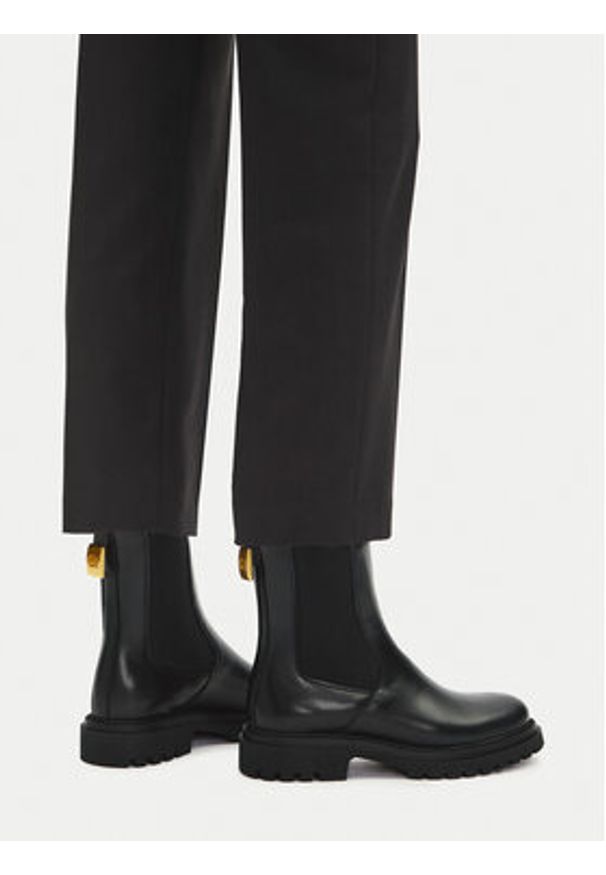 Gino Rossi Sztyblety CE-KEMER-1076-24 Czarny. Kolor: czarny. Materiał: skóra