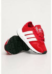 adidas Originals - Buty dziecięce Swift Run X I. Nosek buta: okrągły. Zapięcie: sznurówki. Kolor: czerwony. Materiał: syntetyk, materiał, skóra ekologiczna, guma. Szerokość cholewki: normalna. Sport: bieganie #4