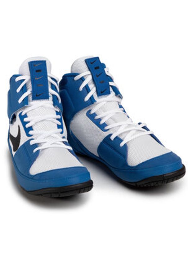 Nike Buty bokserskie Fury A02416 401 Niebieski. Kolor: niebieski. Materiał: materiał