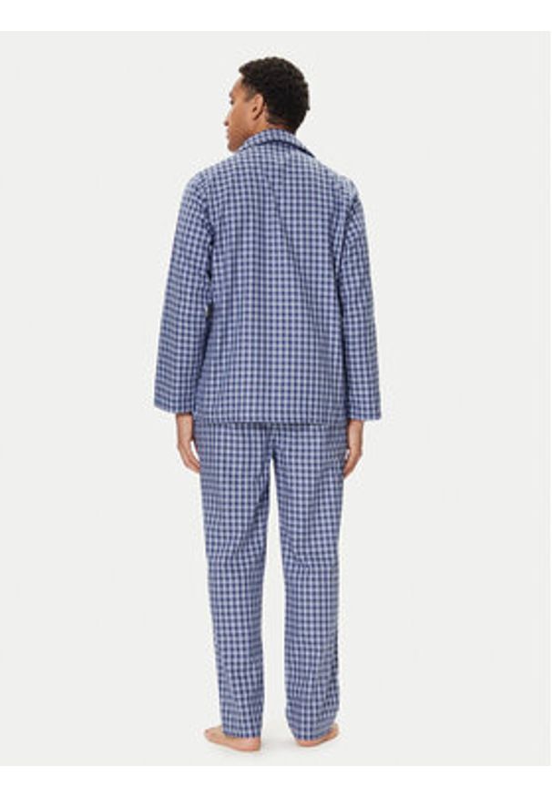 Polo Ralph Lauren Piżama 714899627012 Niebieski Regular Fit. Kolor: niebieski. Materiał: bawełna