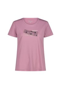 Koszulka damska CMP. Kolor: różowy. Sport: turystyka piesza #1