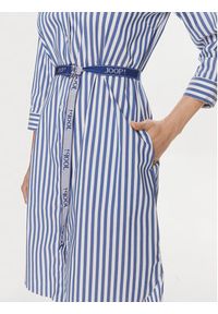 JOOP! Sukienka koszulowa 30042008 Niebieski Regular Fit. Kolor: niebieski. Materiał: bawełna. Typ sukienki: koszulowe #9