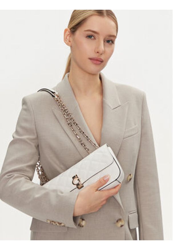 Guess Torebka HWGG95 22210 Biały. Kolor: biały. Materiał: skórzane