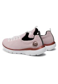 Rieker Sneakersy M5052-31 Różowy. Kolor: różowy. Materiał: materiał #7