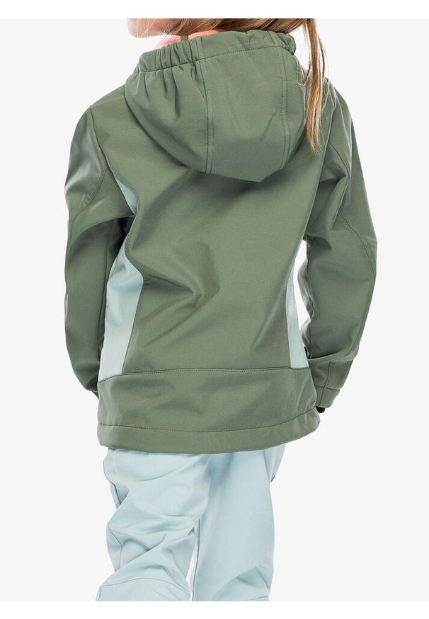 Kurtka dziewczęca CMP Astralix. Kolor: zielony. Materiał: softshell. Sport: turystyka piesza