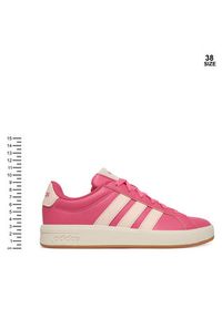 Adidas - adidas Sneakersy Grand Court 3.0 HP3529 Różowy. Kolor: różowy. Materiał: skóra #5