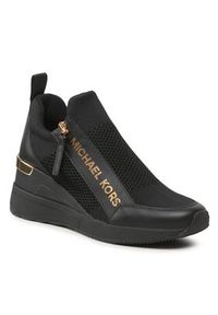 MICHAEL Michael Kors Sneakersy Willis Wedge Trainer 43F3WIFS1D Czarny. Kolor: czarny. Materiał: materiał #3