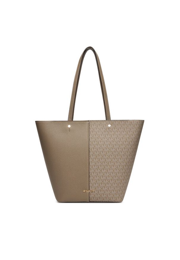 MICHAEL Michael Kors Torebka Flora 30T5GFFT3B Beżowy. Kolor: beżowy. Materiał: skórzane